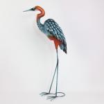 Iron Crane Vintage Animal Metal Garden Statues Add a Touch of Nostalgia to Your Garden for sale