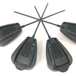 Wear Resistance Aerosol Spray Head Replacement With Foldable Tube And Lock