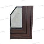 French Thermal Break Profile Aluminum System Windows Sound Heat Insulation Windows for sale