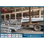 Electrical Power Transmission Line Tower Pole Tubular Steel Structures for sale