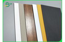 China 1MM 2MM Thickness Grey Chipoard Black Back Strong Deflection supplier