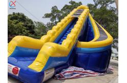 China Factory Inflatable Huge Slide Inflatable Double Water Slides Curved Slide Adults supplier