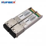 OEM Optical Transceiver 10G WDM SFP+ Module 1490nm/1550nm 80km LC compatible with ZTE/MiroTik for sale