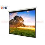 Matte White Manual Projection Projector Screen 100 Inch for Office / Home