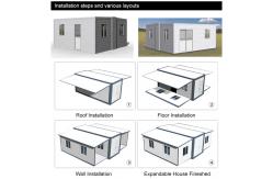 China 2025 Newest Selling Prefab White Expandable Container Homes With Two Bedrooms supplier
