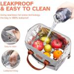 Insulated Soft Sided Lunch Cooler Tote Bags Reusable Lunch Containers