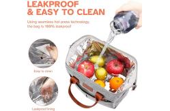 China Insulated Soft Sided Lunch Cooler Tote Bags Reusable Lunch Containers supplier