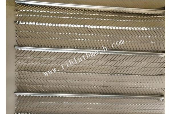 JF0706 2.4m Length Metal Rib Lath , Galvanised Rib Lath 600mm Width