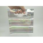 Hologram Laminated Plastic Pouches Packaging , Aluminium Foil Pouch For Face Towel for sale