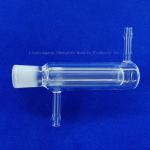 Customized One Side Sealed Double Wall Glass Quartz Tube Transparent Laboratory Instruments for sale