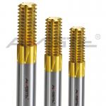 NPT CNC Thread Milling Bit TiN Coating Right Hand End Mill 1/2 Inch for sale