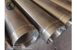 China Stainless Steel Water Well Screen 16inch With Male Female Threaded Couplings supplier