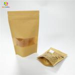 Kraft Paper Snack Bag Packaging Mylar k Moisture Proof For Packing Powder Dried Fruit for sale