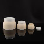 30ml 50ml 100ml Empty PP Cream Jar Bowl Shaped BPA Free Clear Plastic Jars With Lids for sale
