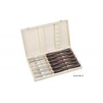 V Shaped Wood Lathe Tool Sets Wooden Handle Wood Carving Chisel Set