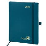 3.5''x6.5'' 2023 Hardcover Weekly Planner Customized Pacific Green for sale