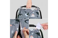 China Multi-use Infant Car Seat Cover,Baby Carrier,Nursing Cover,Minky Blanket supplier