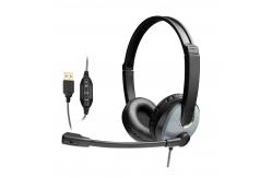 China Business USB Plug Noise Cancelling Headphones Wired Gaming Headset supplier