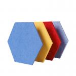China Sound Absorbing Polyester Fiber Acoustic Wall Panels Hexagon for sale