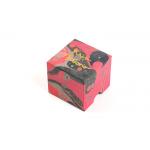Oil Painting Jewelry Cardboard Boxes Red Gold Stamping For Necklace for sale