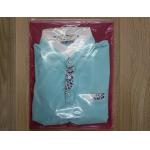 Grip seal zipper plastic bags for clothes / apparel packaging front clear