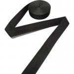 Black Lightweight Polypropylene Webbing Polypro Webbing Band