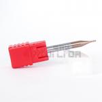 1mm 1/25 2mm 1/8 4 Flute End Mill Aluminum Alloy Steel   TiSiN Coating for sale