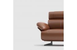 China Customized iso Single Leather Recliner Sofa Two Seater Living Room supplier