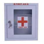 Empty Steel Medicine Lock Box Wall Mounted for sale