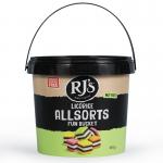 300ml-5L Food Grade -20C-120C Round Bucket for Peanut Butter IML Container for sale