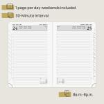 Pacific Green Executive Daily Planner 2023 , Customization A5 Daily Schedule Planner