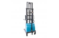 China Adjustable Semi Electric Pallet Stacker 5T Straddle light  Flexible supplier