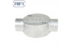 China EMT Two Way Circular Junction Aluminum Die Cast Box supplier