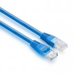 Bulk BC Cat 5e Patch Cord Customized Cat5e Blue Cable PVC Jacket Type for sale