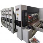 Automatic Folder Glue Flexo Printer Slotter Die Cutter Machine High Speed for sale