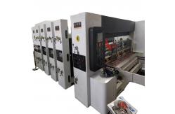 China Automatic Folder Glue Flexo Printer Slotter Die Cutter Machine High Speed supplier