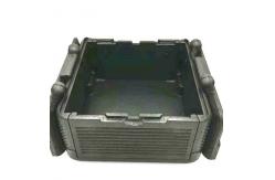 China 6 Gallon Foldable Black EPP Packaging Foam Vaccine Transport Cooler Box supplier