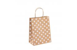 China Flexo Printing Recycled Brown Paper Bag With Custom Logo Printed supplier