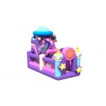 Manufacturer Inflatable Double Slides Moon Alien Astronaut Inflatable Slides For Kids for sale
