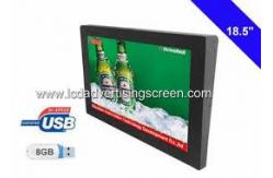 China Bus Signage Display Mp4 Video LCD Media Player 350cd/M2 Brightness supplier