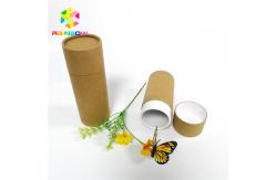 China Brown Composite Push Up Paper Tube Packaging Offset Printing For Garden Tools supplier