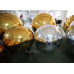 Durable Gold Inflatable Mirror Ball For Event Decoration EN71 EN14960 CE for sale