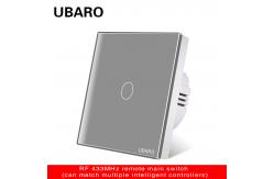 China Smart Tempered Glass Remote On/Off Switch with LED Indicator supplier