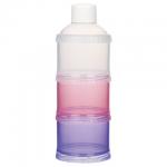 3 Grid Baby Milk Powder Container BPA Free PP Formula Dispenser for sale