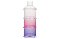 China 3 Grid Baby Milk Powder Container BPA Free PP Formula Dispenser supplier