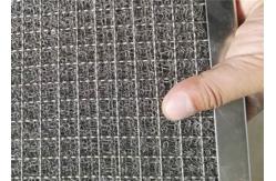 China Silver Yellow Knitted Wire Mesh For Automotive And Industrial Applications supplier
