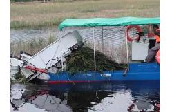 China 40kw Power Lake Weed Cutter Machine For Harvesting Aquatic Plants In Reservoirs supplier