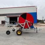 Hose Reel Irrigation Equipment JP700 Reel Sprinkler Red 400m Water for sale
