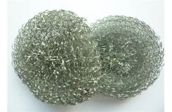 China Roundness Stainless Steel Mesh Scourer Ribbon Like Filament Free Sample supplier