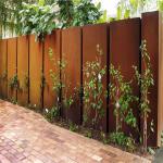 Landscape 2mm Decorative Metal Wall Panels CORTEN Laser Cut Sheet Metal for sale